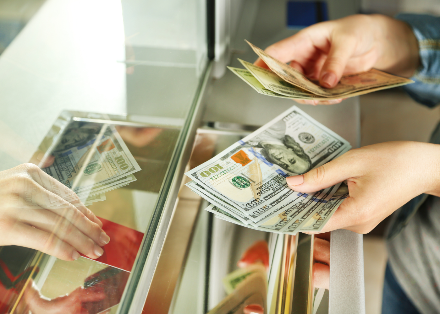 Cash a check instantly
