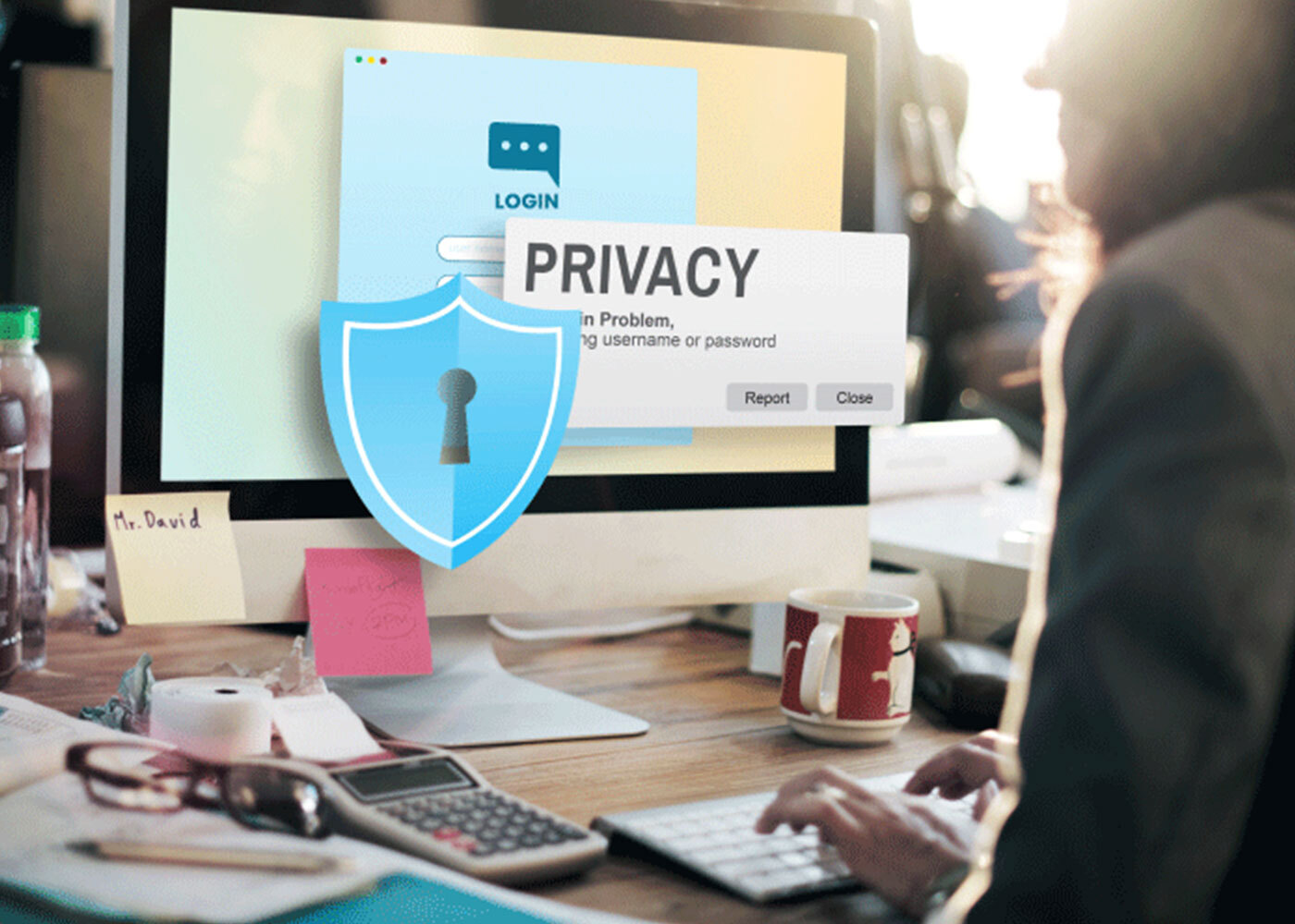 Security precautions for cashing settlement checks