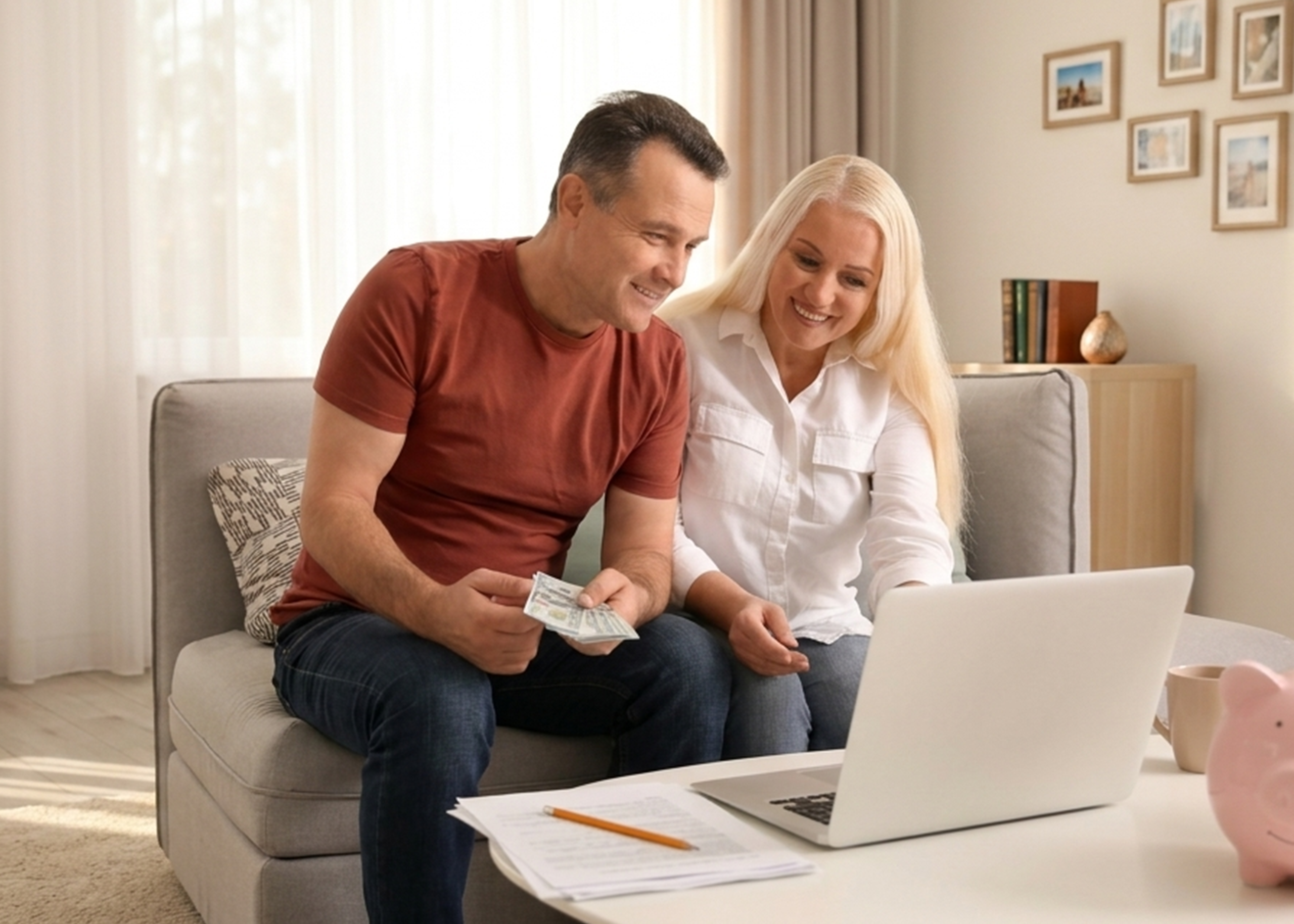Transferencia de dinero rápida y segura para la familia