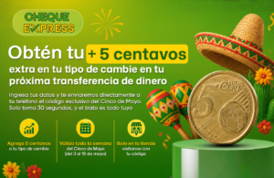 Obtén tu código de +5 centavos