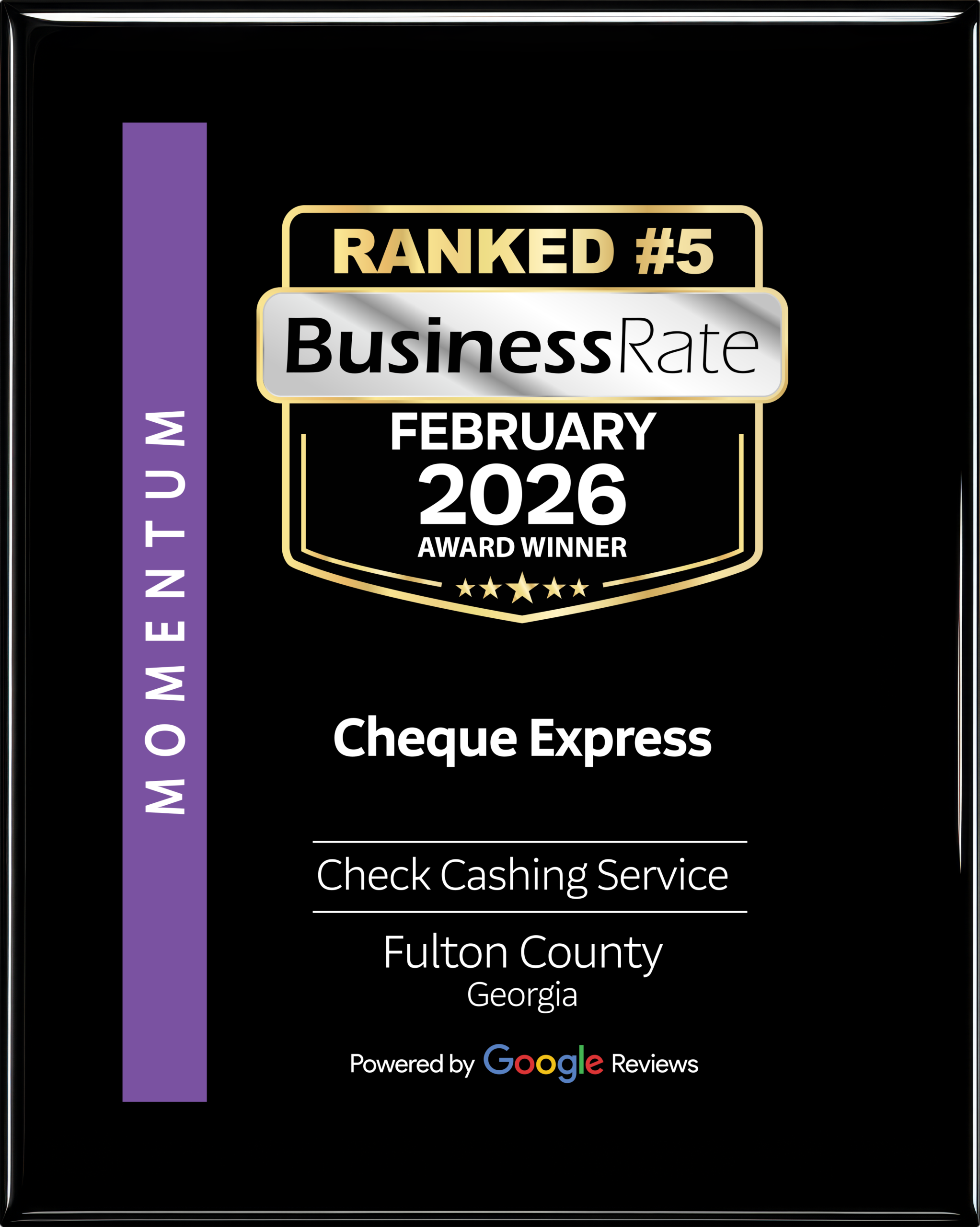 Google Reviews Award